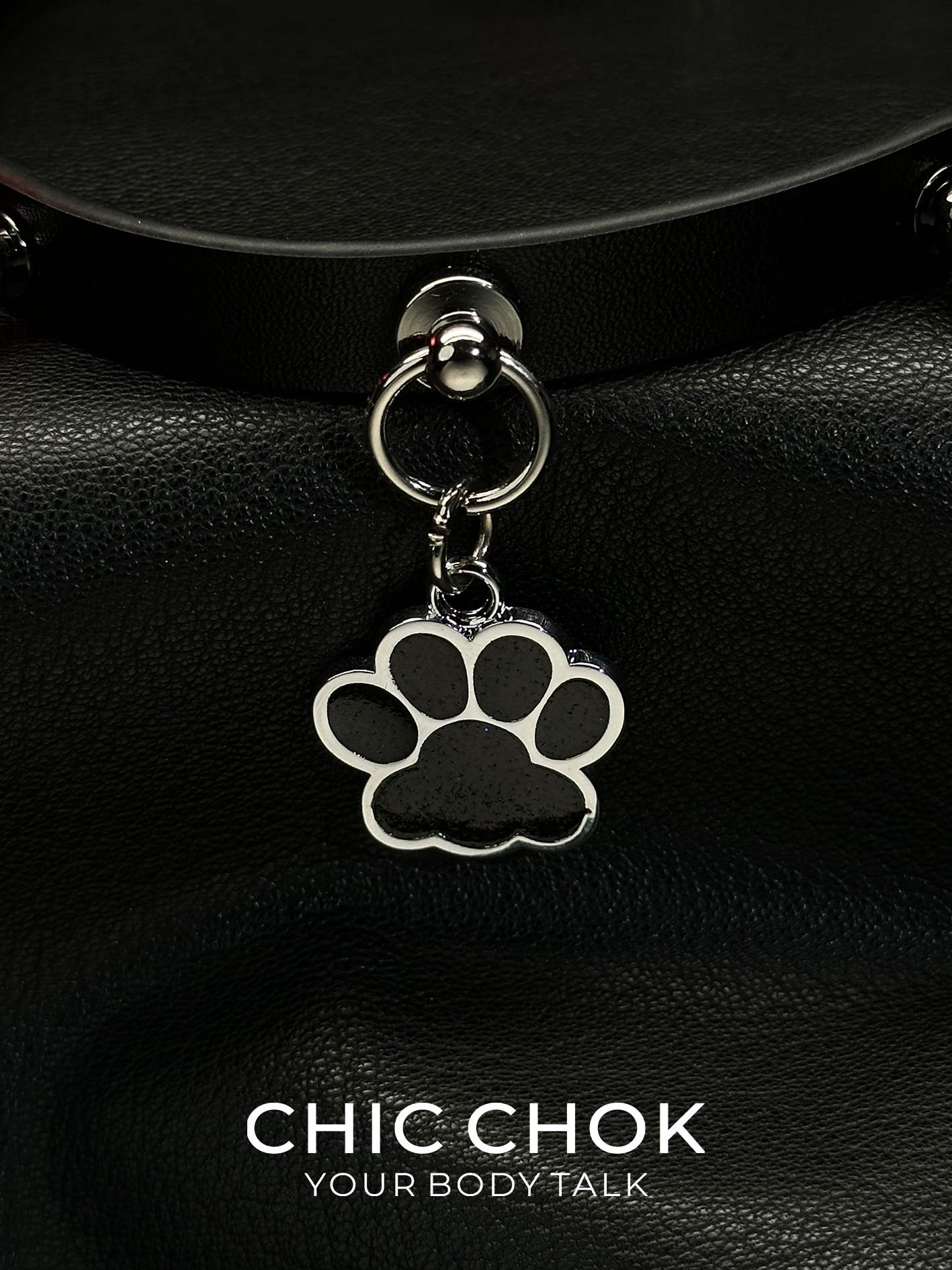 Gothic Spiky Pup Choker - CHICCHOK Puppy-Themed Adjustable Collar