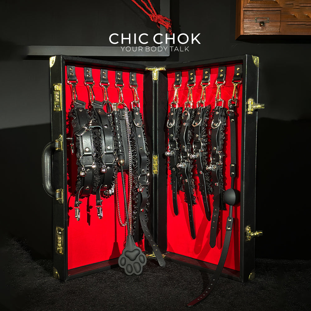 Dark Night Black and Red Happy Set