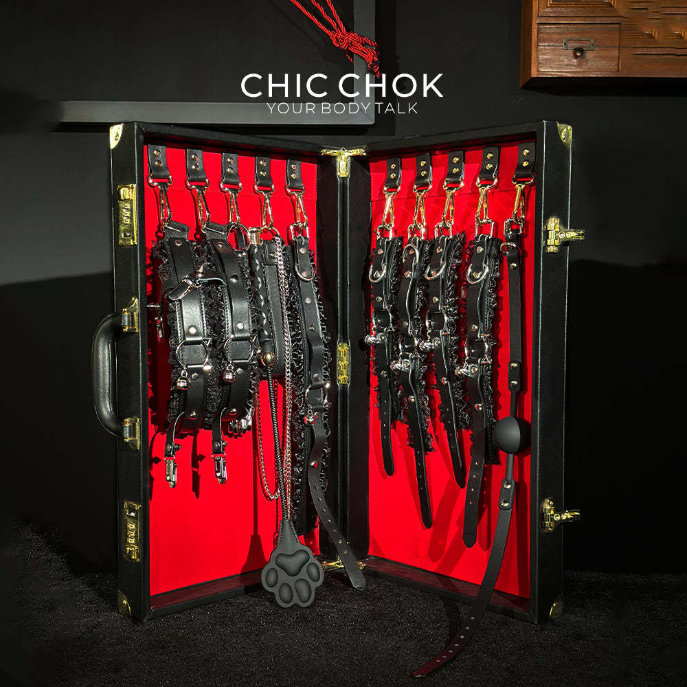 Dark Night Black and Red Happy Set