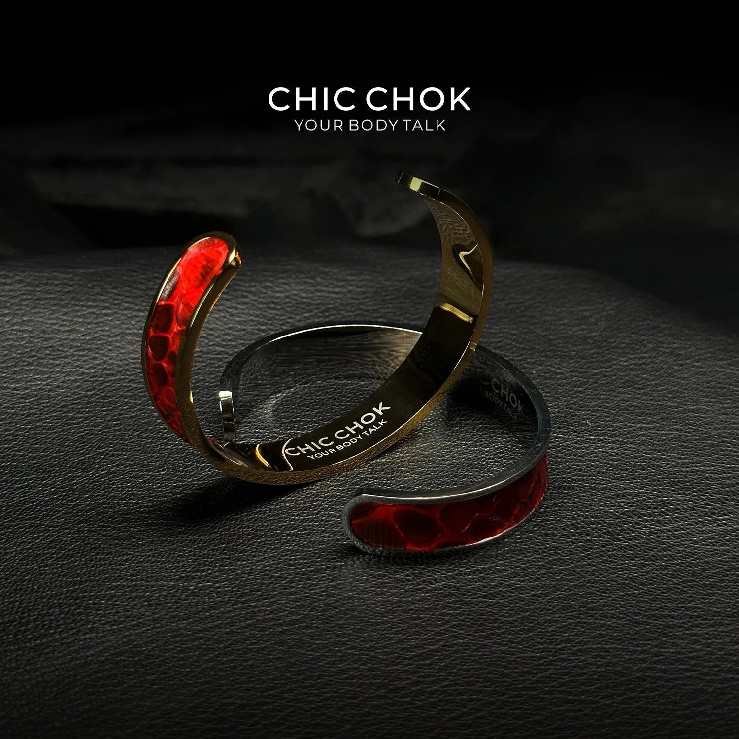 CHICCHOK Classic Open Bracelet Stainless Steel Subtle Stylish Non-Adjustable Bracelet - CHICCHOK
