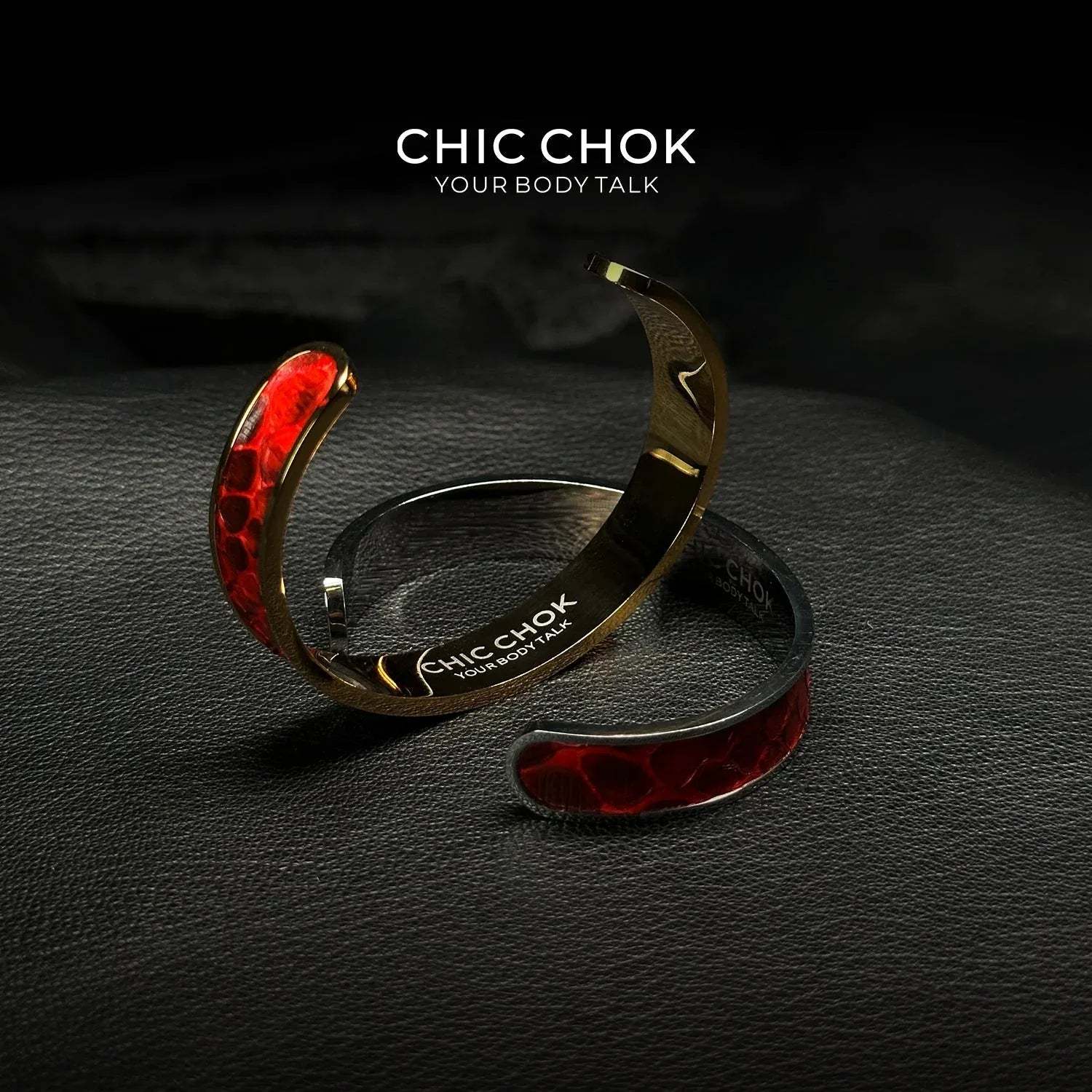CHICCHOK Classic Open Bracelet Stainless Steel Subtle Stylish Non-Adjustable Bracelet - CHICCHOK