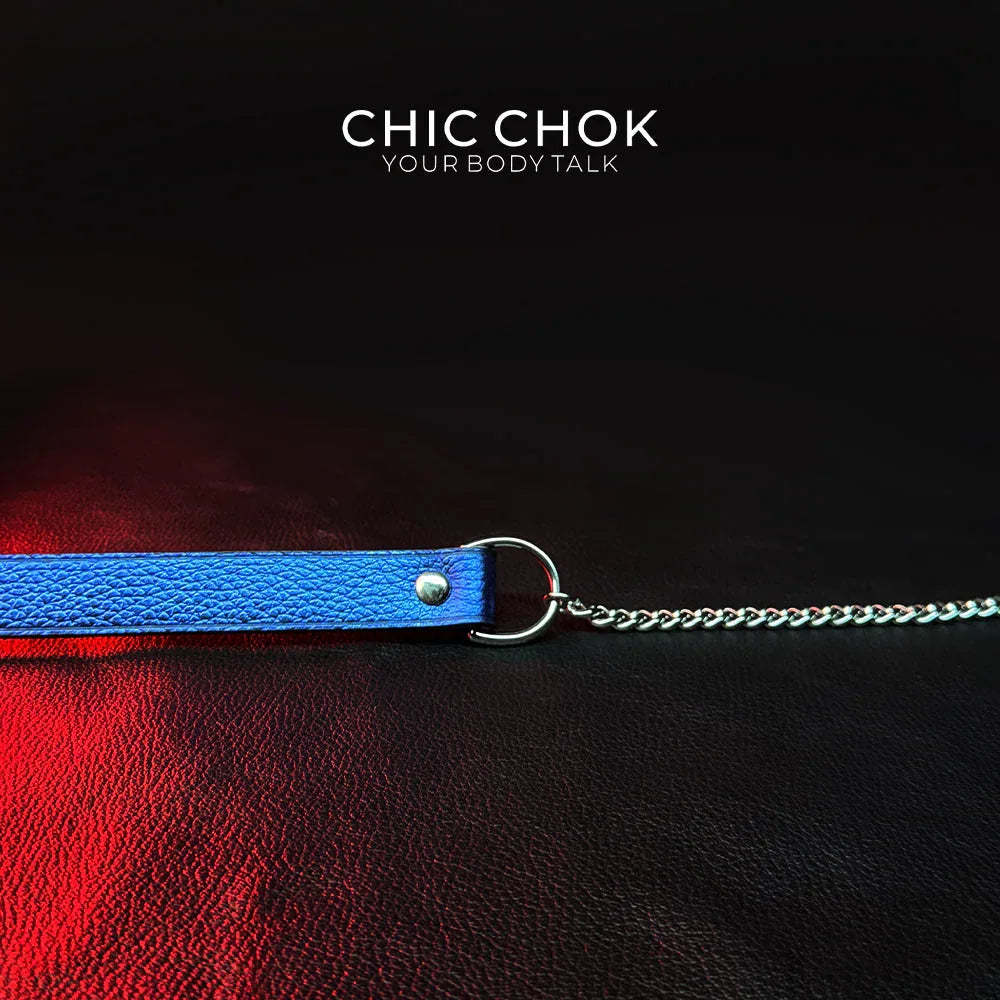 CHICCHOK [Breathless] Pulling Fashion and Fun Choker(Blue) - CHICCHOK
