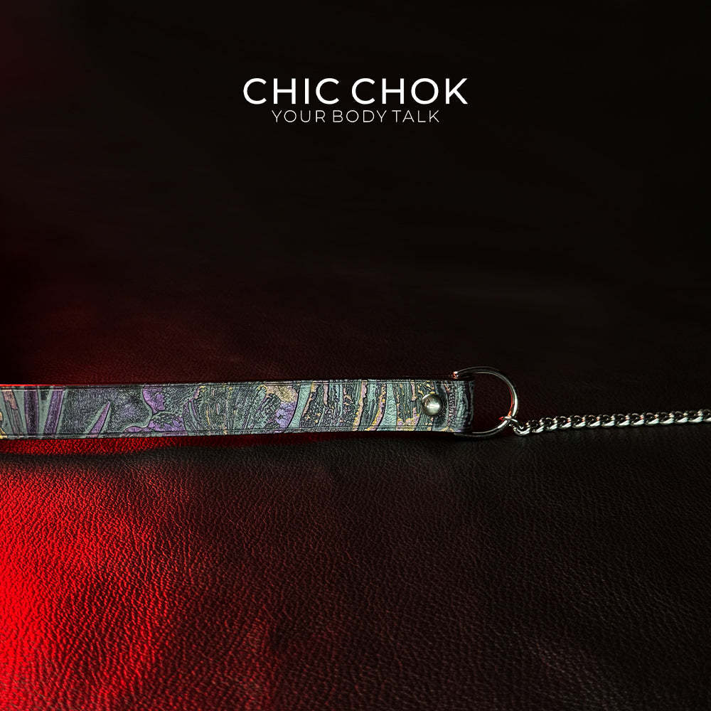 CHICCHOK [Breathless] Pulling Fashion and Fun Choker(Gasping Bloom)