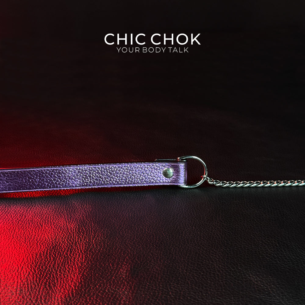 CHICCHOK [Breathless] Pulling Fashion and Fun Choker(Purple)