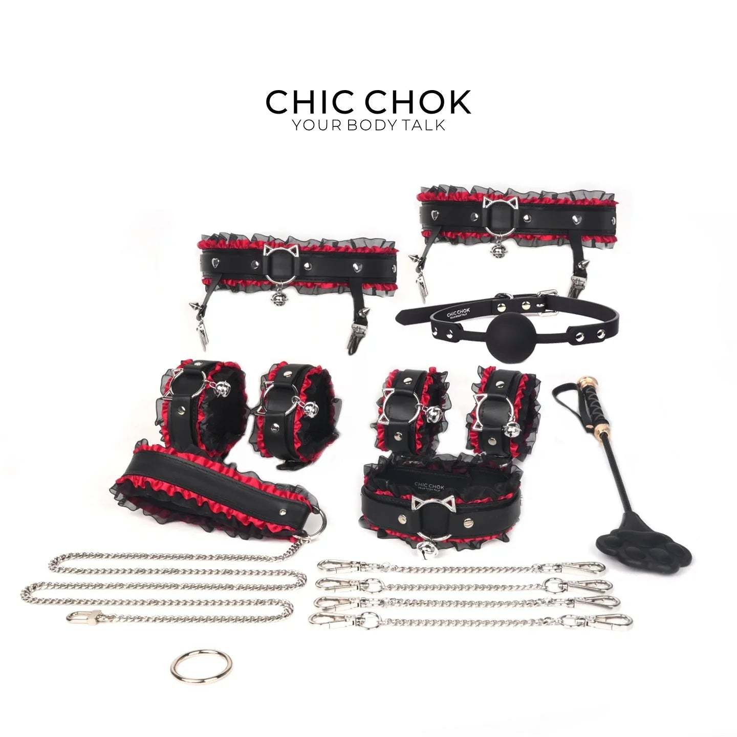 Dark Night Black and Red Happy Set - CHICCHOK