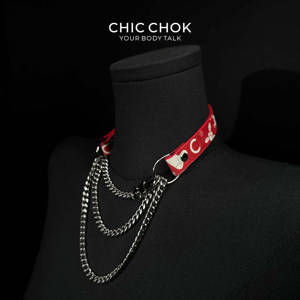 CHICCHOK [Breathless] Pulling Fashion and Fun Choker Christmas Limited Edition - CHICCHOK