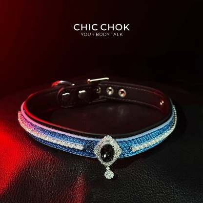 CHIC CHOK [Azure Wish] Atlantis Sapphire Neck Ring - Mystery and Luxury - CHICCHOK