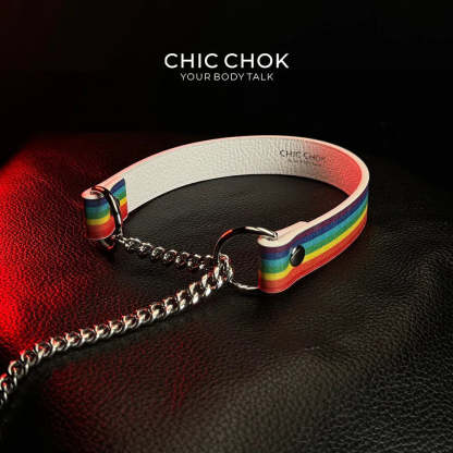 CHICCHOK [Breathless] Pulling Fashion and Fun Choker Rainbow - CHICCHOK