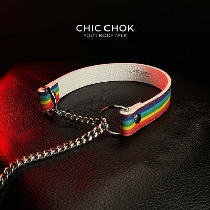 CHICCHOK [Breathless] Pulling Fashion and Fun Choker Rainbow