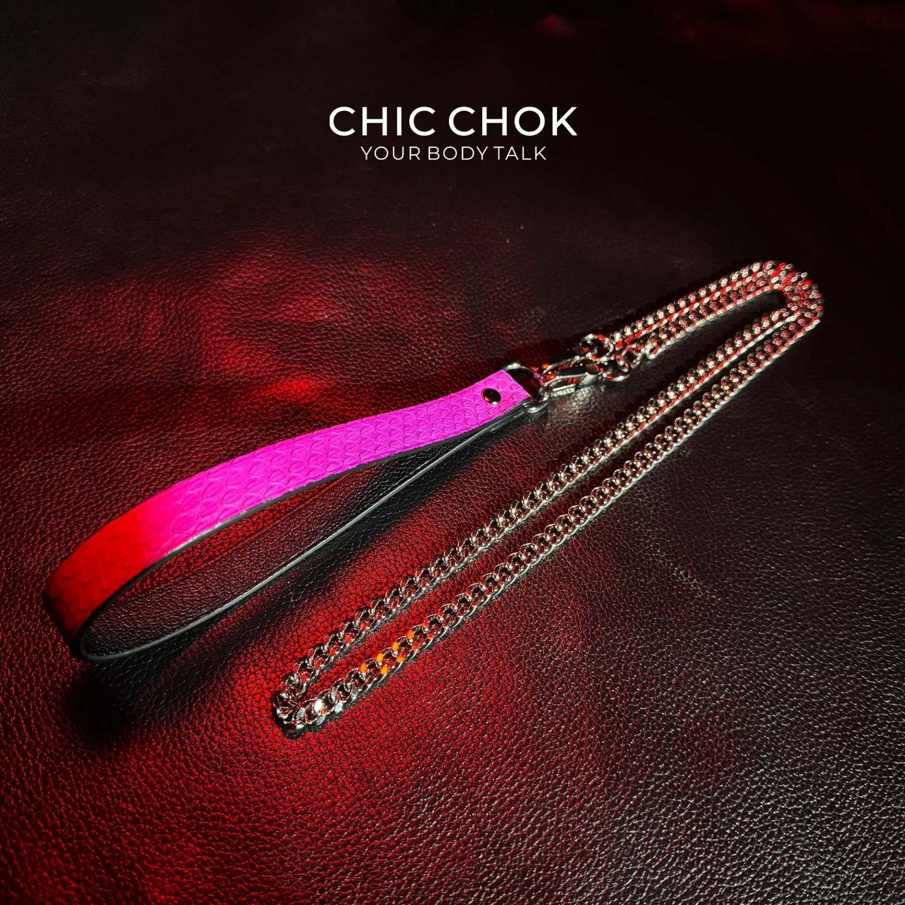Purple Snakeskin Leather Necklace Set - Handmade Boho Jewelry - CHICCHOK