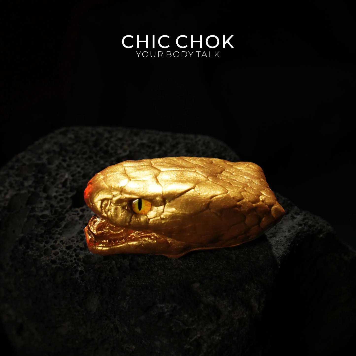 CHIC CHOK Bone Serpent Embracing Sapphire Star - CHICCHOK
