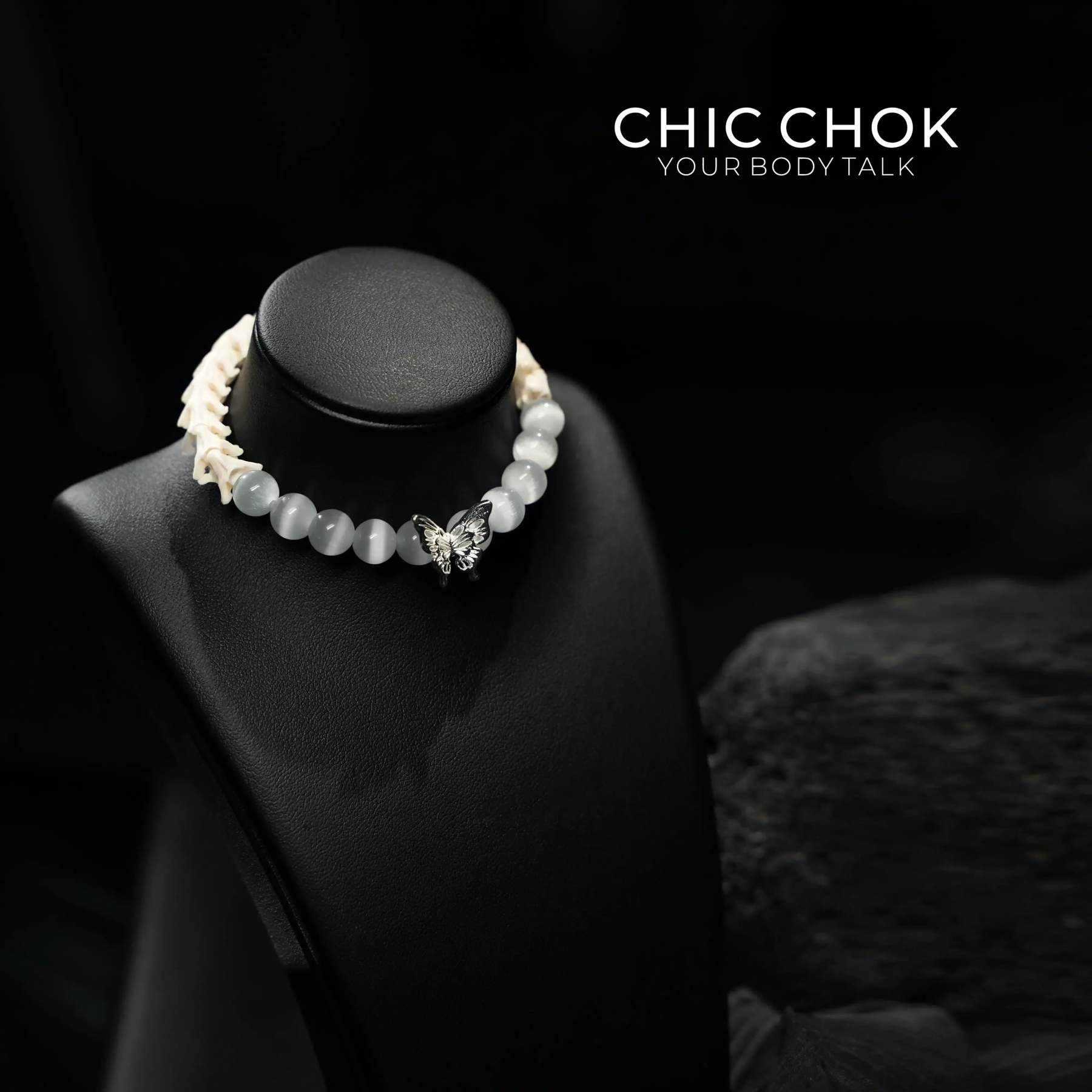 Butterfly Bone Frost Firefly Bracelet - CHICCHOK
