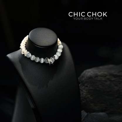 Butterfly Bone Frost Firefly Bracelet - CHICCHOK