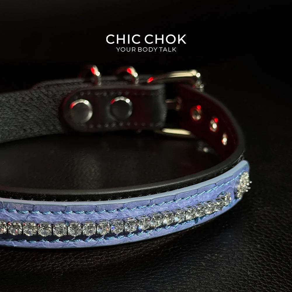 CHIC CHOK [Azure Wish] Atlantis Sapphire Neck Ring - Mystery and Luxury - CHICCHOK