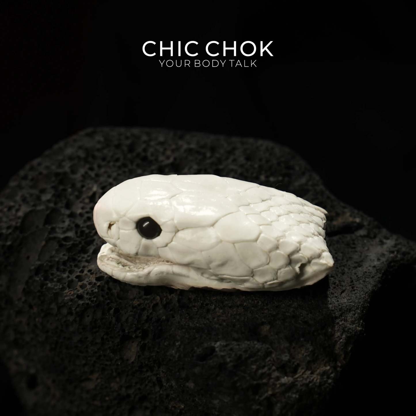 CHIC CHOK Bone Serpent Embracing Sapphire Star - CHICCHOK