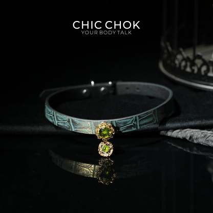 CHICCHOK [Emerald Dream] - Eternal Love, Sparkling Time Choker - CHICCHOK