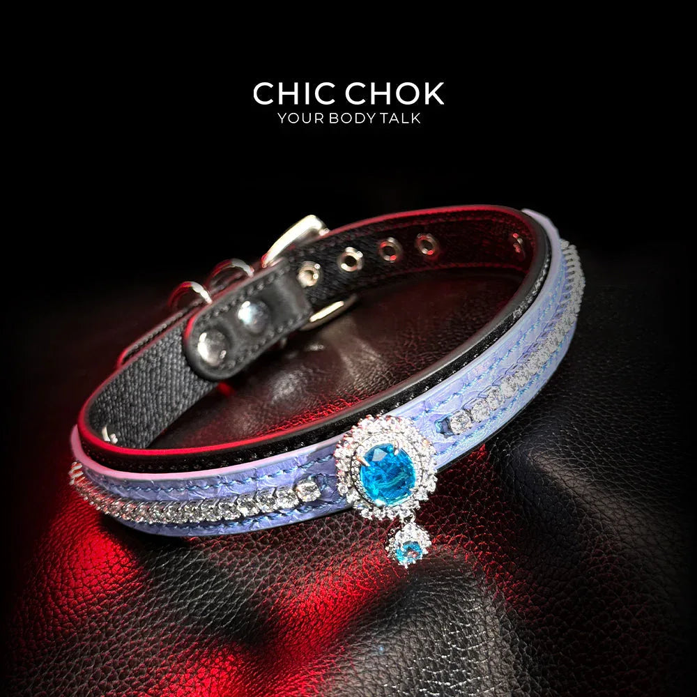 CHIC CHOK [Azure Wish] Atlantis Sapphire Neck Ring - Mystery and Luxury - CHICCHOK
