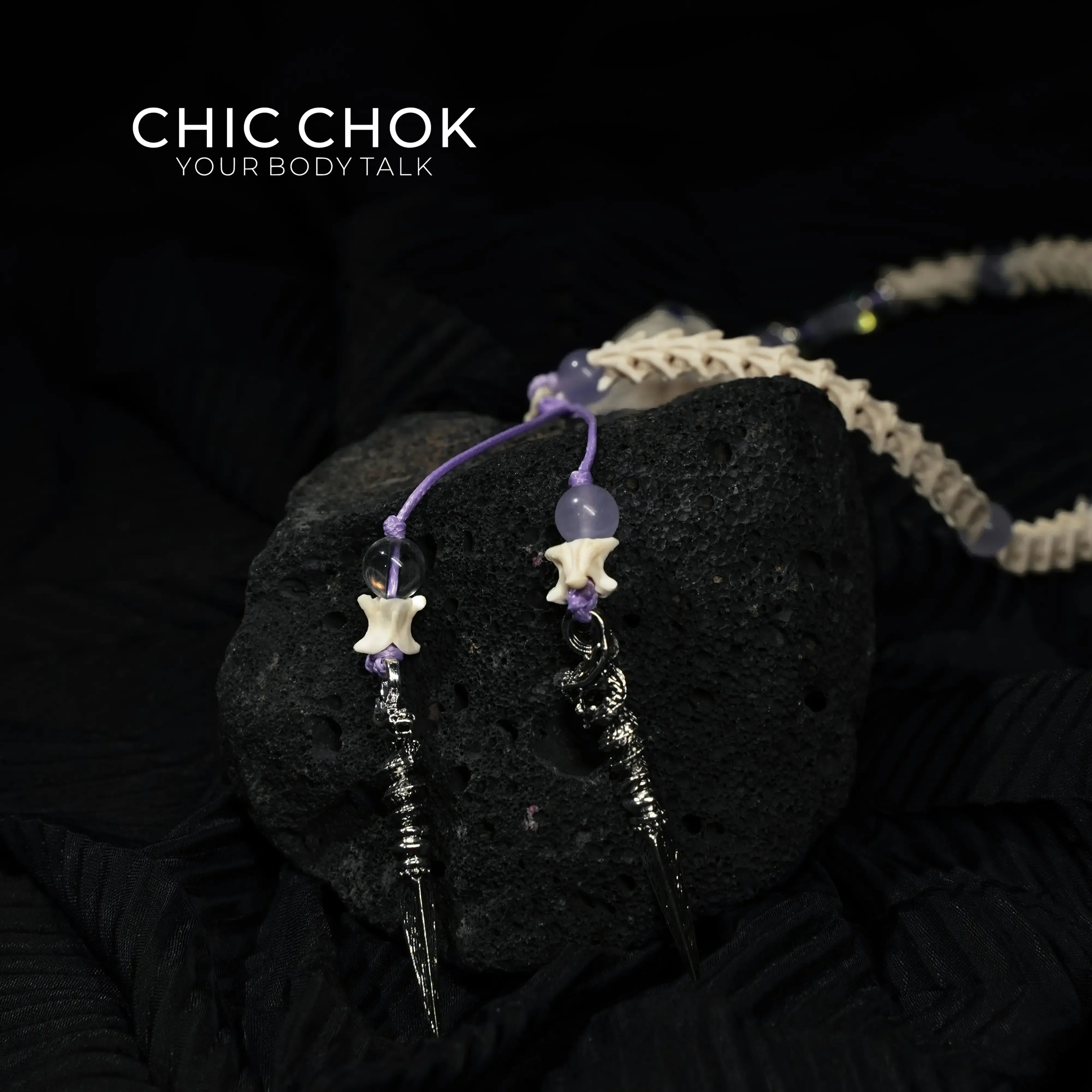 Violet Crown Serpent Bracelet - CHICCHOK
