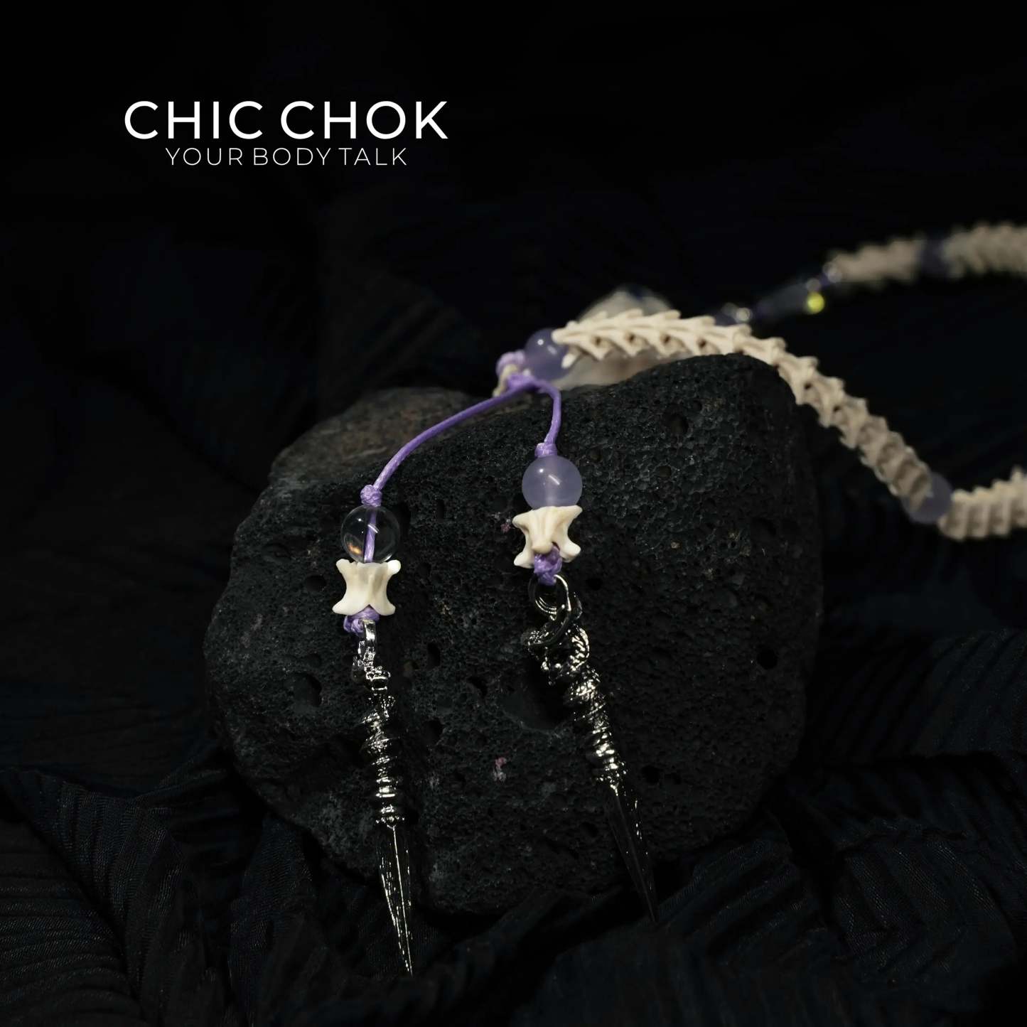 Violet Crown Serpent Bracelet - CHICCHOK