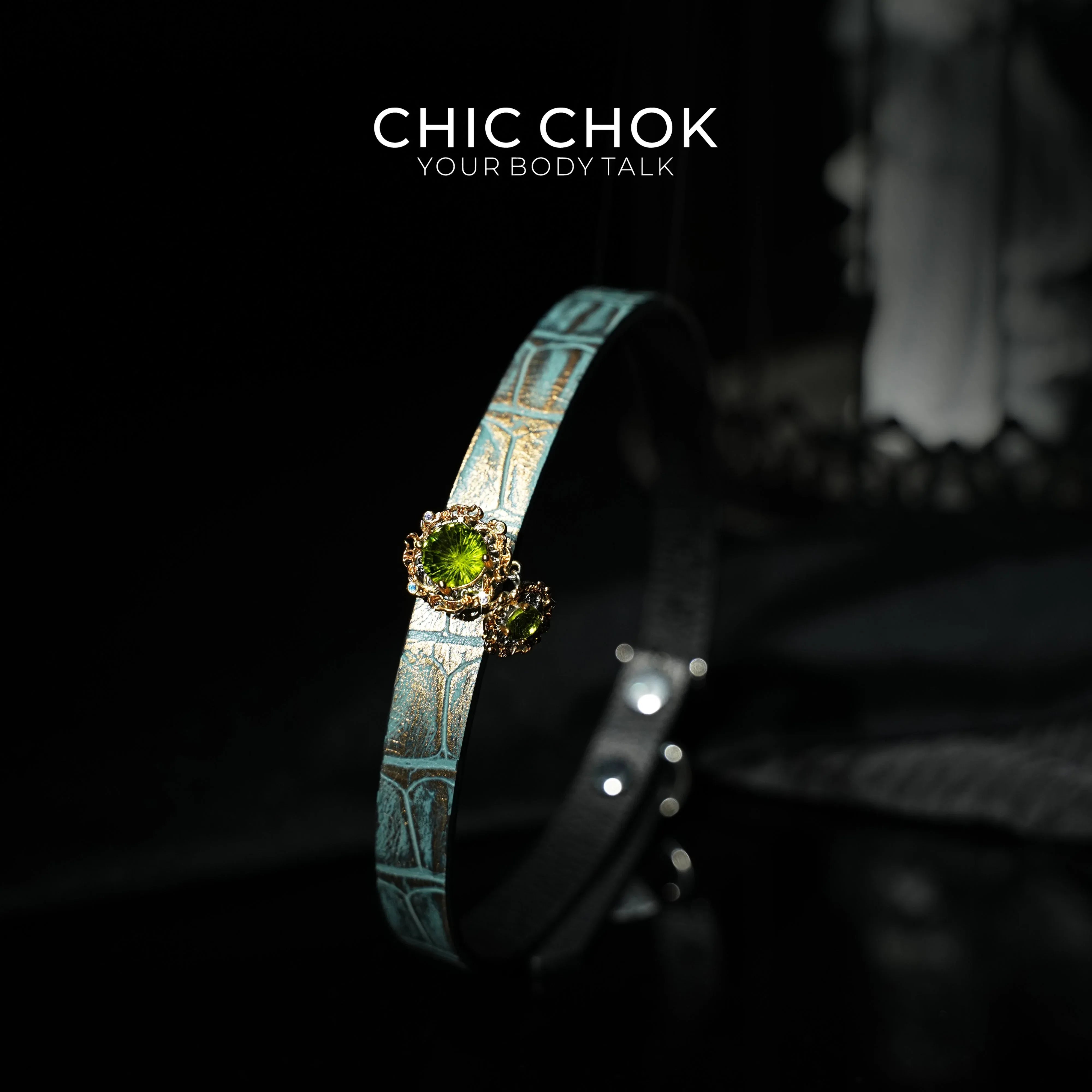 CHICCHOK [Emerald Dream] - Eternal Love, Sparkling Time Choker - CHICCHOK
