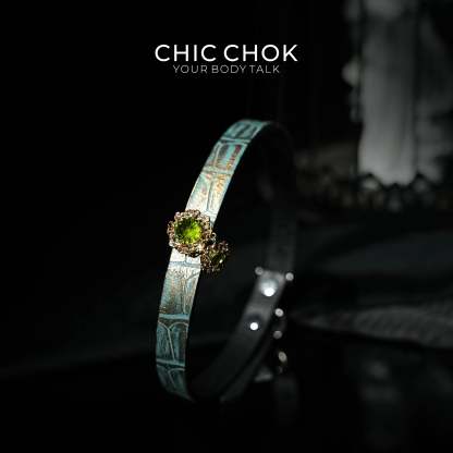 CHICCHOK [Emerald Dream] - Eternal Love, Sparkling Time Choker - CHICCHOK