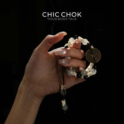 CHIC CHOK | Blue Jade Mystic Hexagram: Oriental Arcane Symbols in the Dark Night - CHICCHOK