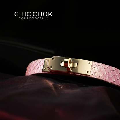 CHICCHOK - Kelly buckle Dimple Choker - CHICCHOK - Choker