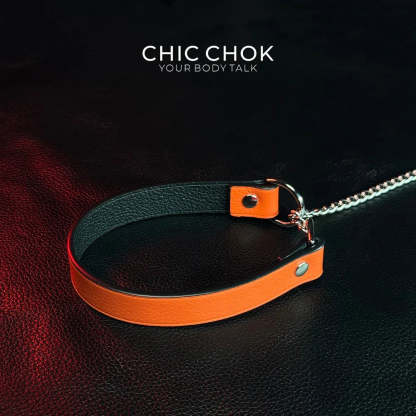 CHICCHOK [Breathless] Pulling Fashion and Fun Choker(Orange) - CHICCHOK
