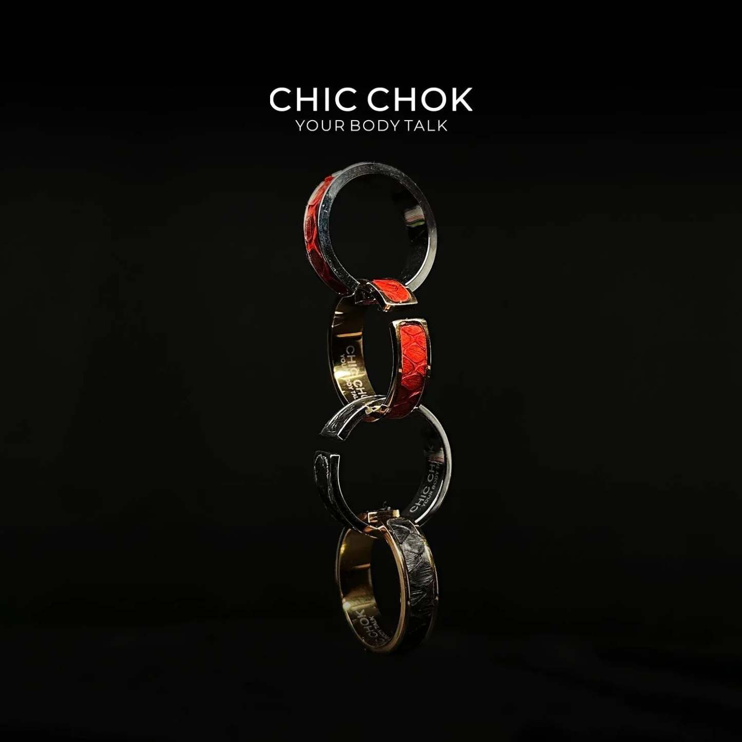 CHICCHOK Classic Open Ring Stainless Steel Subtle Stylish Adjustable Ring - CHICCHOK