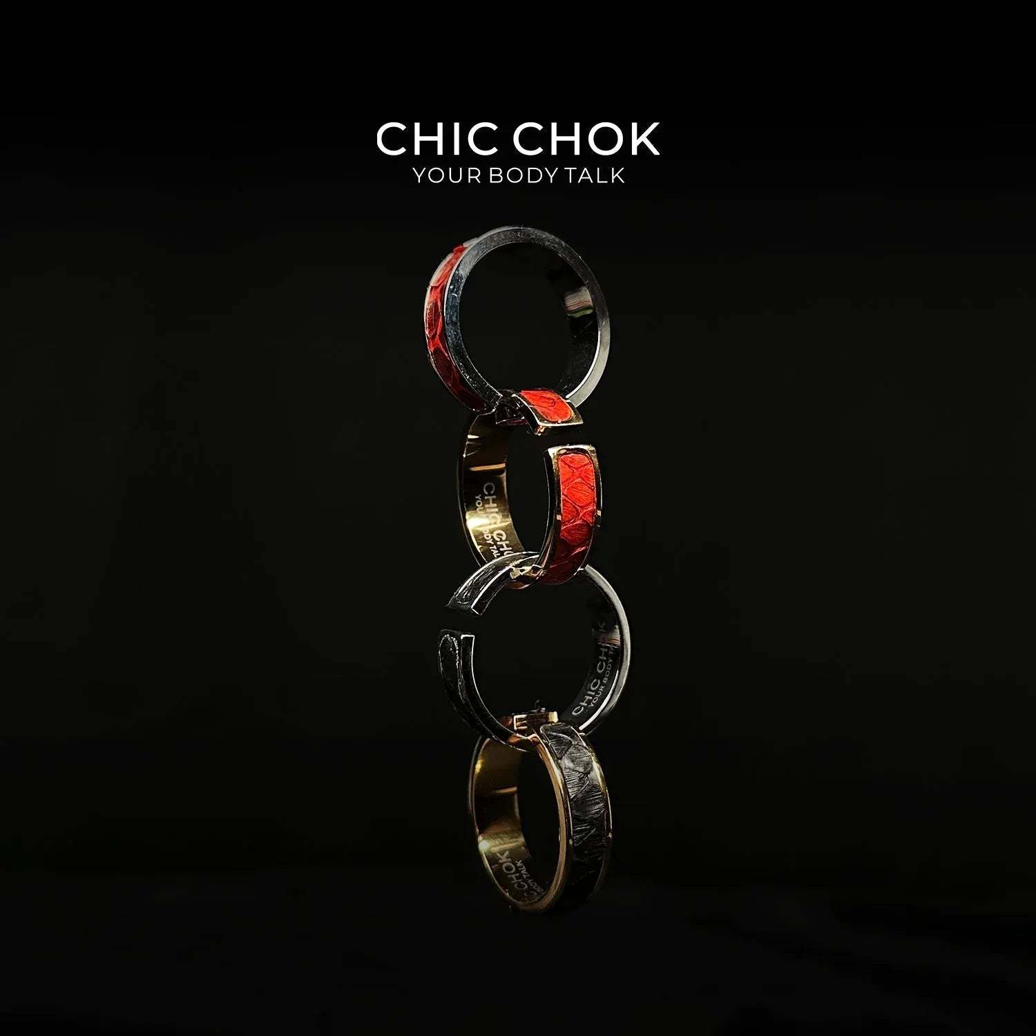 CHICCHOK Classic Open Ring Stainless Steel Subtle Stylish Adjustable Ring - CHICCHOK