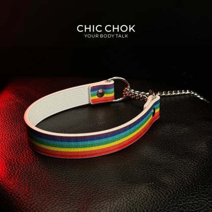 CHICCHOK [Breathless] Pulling Fashion and Fun Choker Rainbow - CHICCHOK