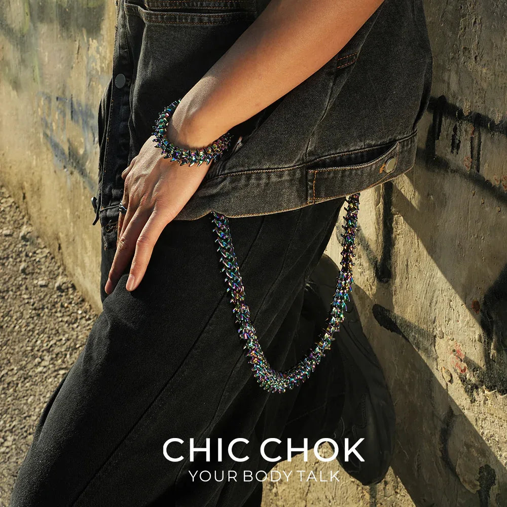 [CHICCHOK] Dragon Themed Pants Chain – Mythical Elegance for Fashionable Waistlines(Dazzling Colors) - CHICCHOK