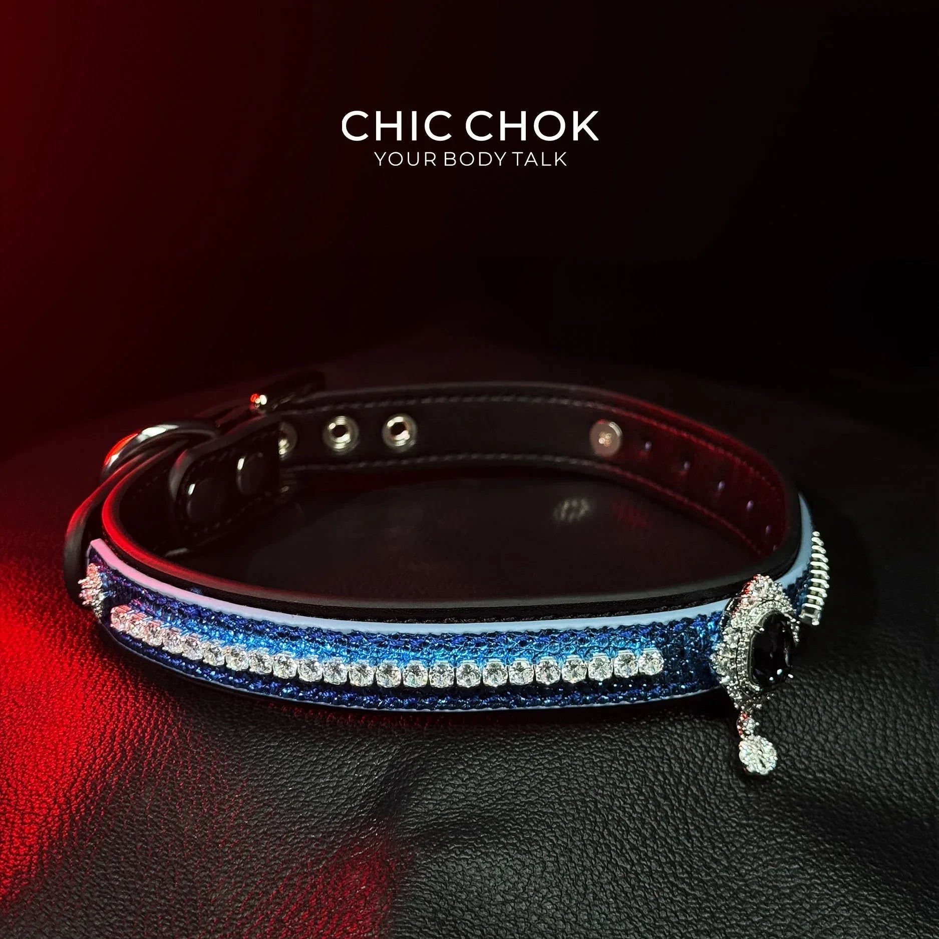 CHIC CHOK [Azure Wish] Atlantis Sapphire Neck Ring - Mystery and Luxury - CHICCHOK