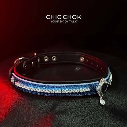 CHIC CHOK [Azure Wish] Atlantis Sapphire Neck Ring - Mystery and Luxury - CHICCHOK