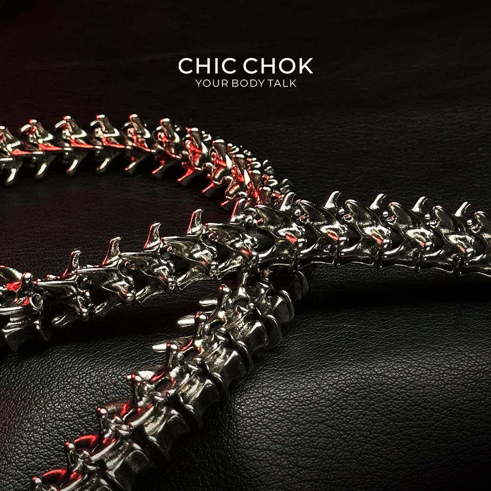 [CHICCHOK] Dragon Themed Pants Chain – Mythical Elegance for Fashionable Waistlines - CHICCHOK