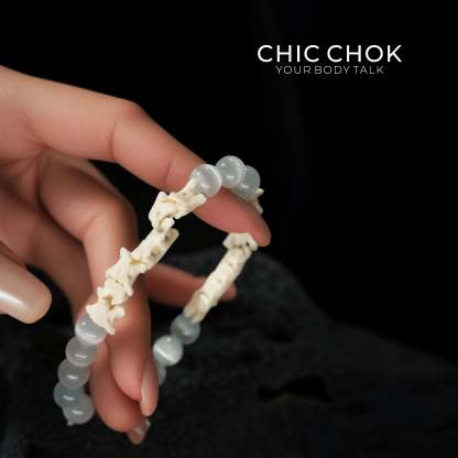 Butterfly Bone Frost Firefly Bracelet - CHICCHOK