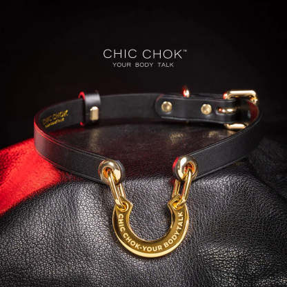 CHICCHOK [Classic C] Classic Horseshoe Pendant Fashion Daily Adjustable Choker - CHICCHOK