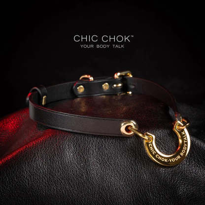 CHICCHOK [Classic C] Classic Horseshoe Pendant Fashion Daily Adjustable Choker - CHICCHOK