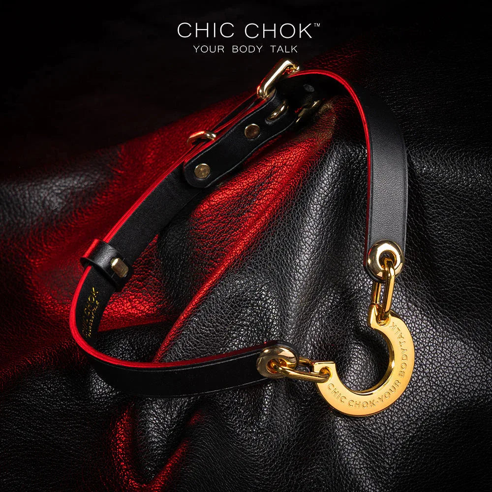 CHICCHOK [Classic C] Classic Horseshoe Pendant Fashion Daily Adjustable Choker - CHICCHOK