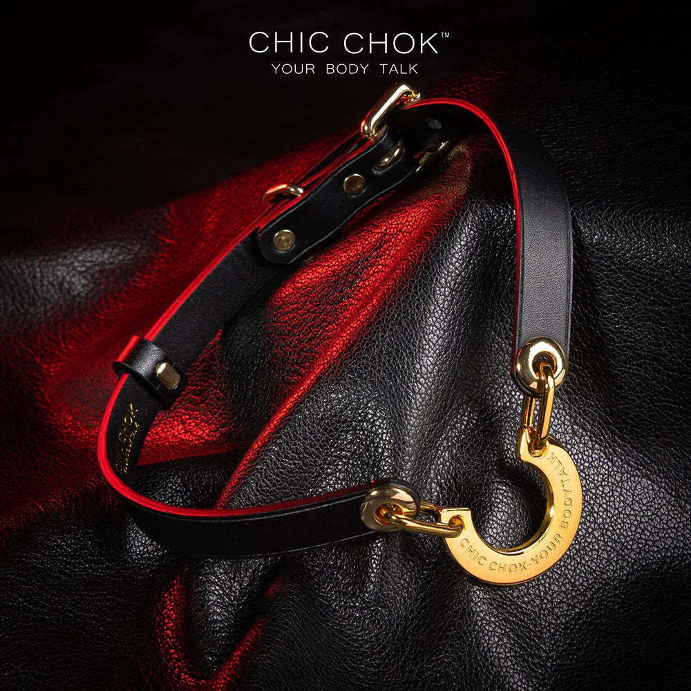 CHICCHOK [Classic C] Classic Horseshoe Pendant Fashion Daily Adjustable Choker - CHICCHOK