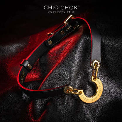 CHICCHOK [Classic C] Classic Horseshoe Pendant Fashion Daily Adjustable Choker - CHICCHOK