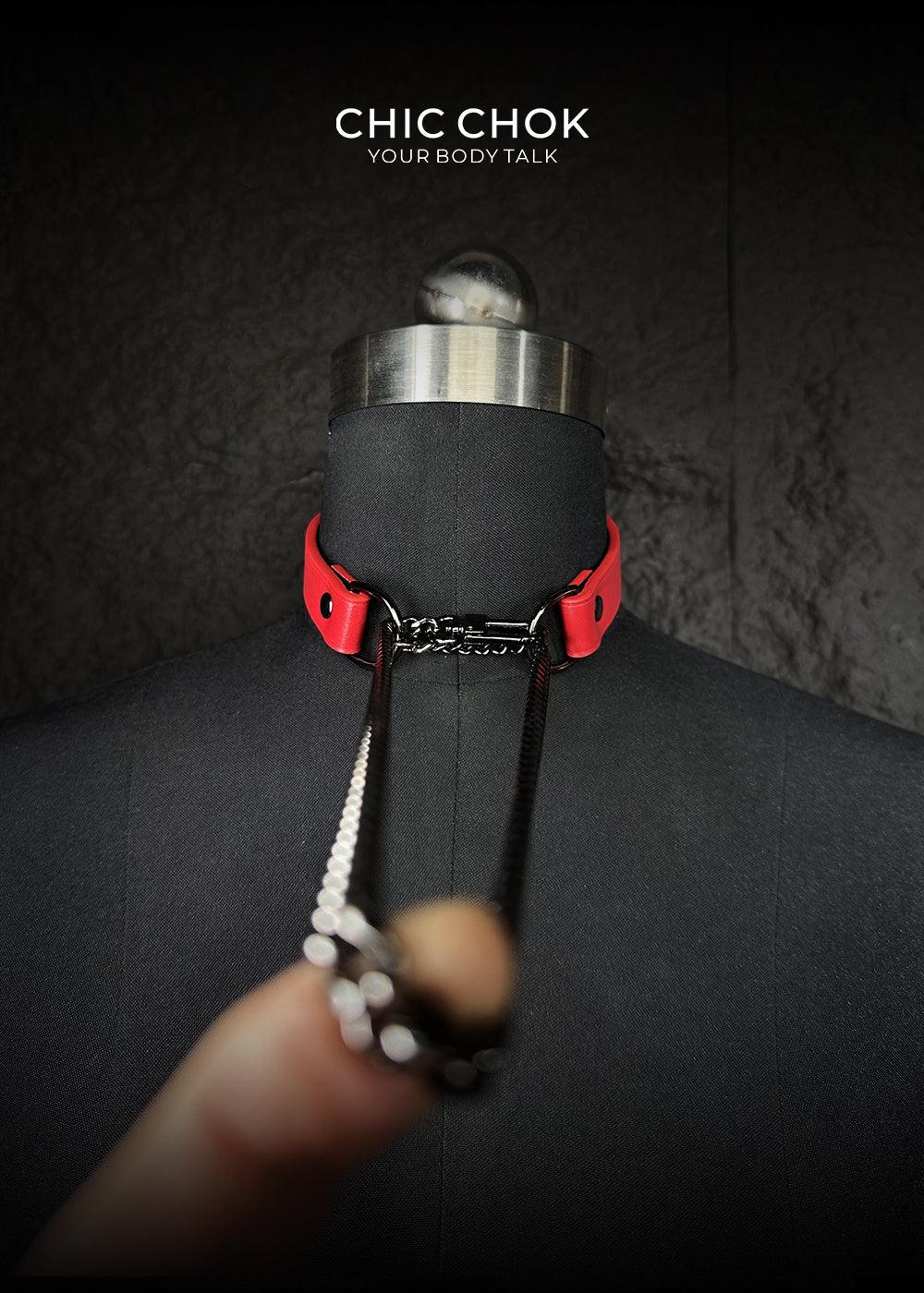 CHICCHOK [Breathless] Pulling Fashion and Fun Choker Red - CHICCHOK - Choker