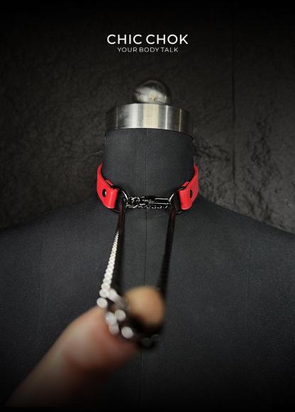 CHICCHOK [Breathless] Pulling Fashion and Fun Choker Red - CHICCHOK - Choker