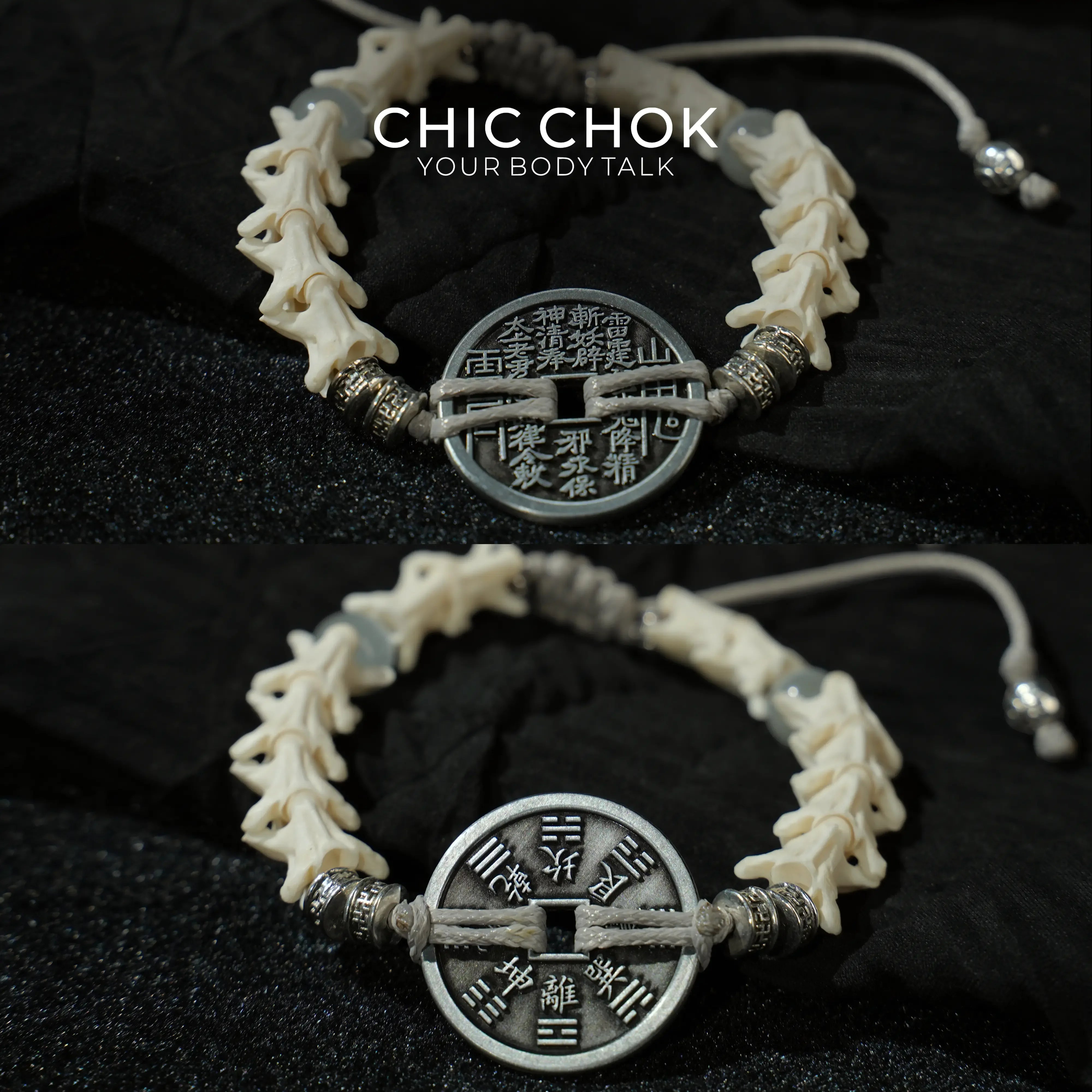 Serpent Vertebrae Bagua Coin - CHICCHOK