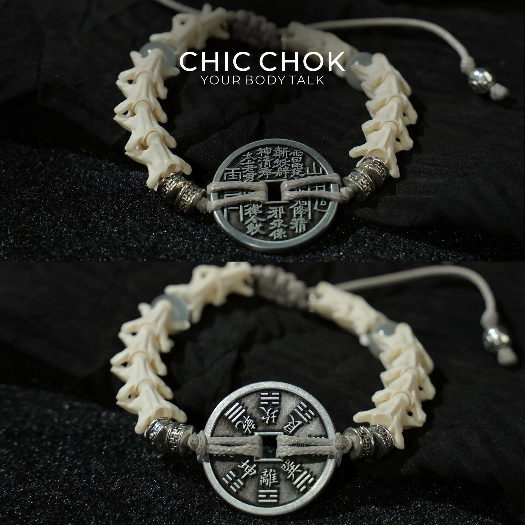 Serpent Vertebrae Bagua Coin - CHICCHOK