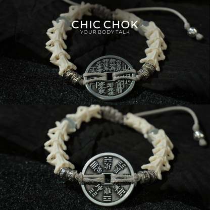 Serpent Vertebrae Bagua Coin - CHICCHOK