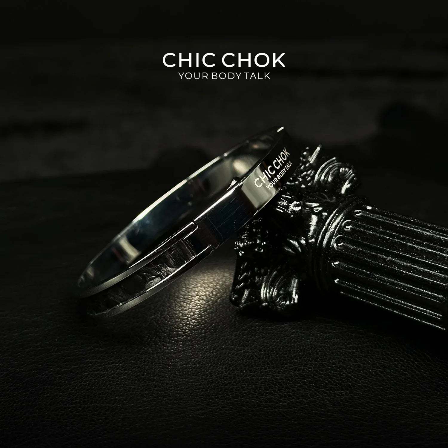 CHICCHOK Classic Close Bracelet Stainless Steel Subtle Stylish Non-Adjustable Bracelet - CHICCHOK