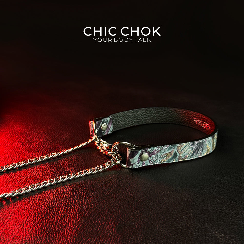 CHICCHOK [Breathless] Pulling Fashion and Fun Choker(Gasping Bloom)