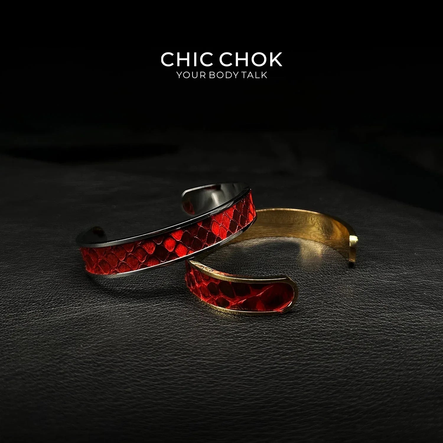 CHICCHOK Classic Open Bracelet Stainless Steel Subtle Stylish Non-Adjustable Bracelet - CHICCHOK