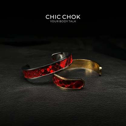 CHICCHOK Classic Open Bracelet Stainless Steel Subtle Stylish Non-Adjustable Bracelet - CHICCHOK